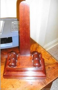 Mahogany picture stands