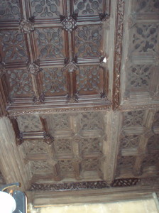 Restoration on a Church ceiling from smoke damage.UK